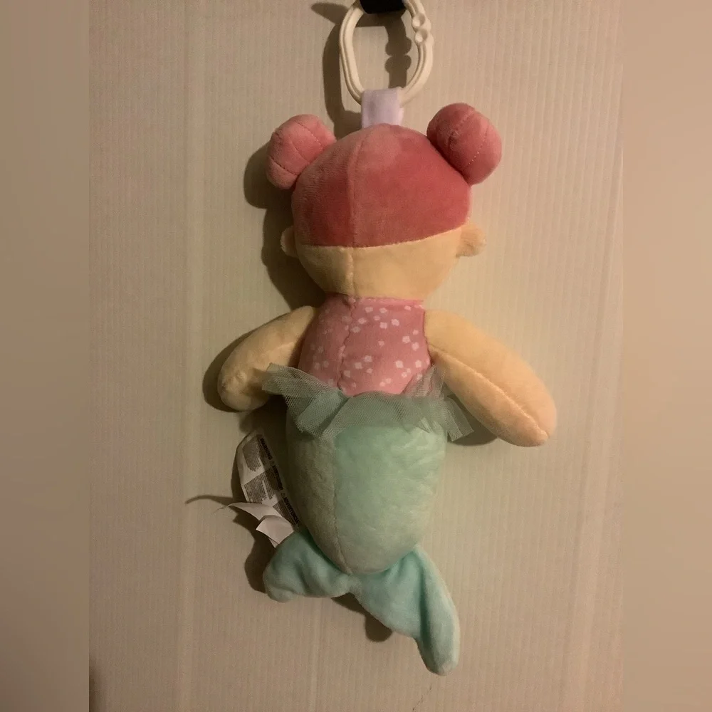 Plush Mermaid Doll with Pink Hair with music